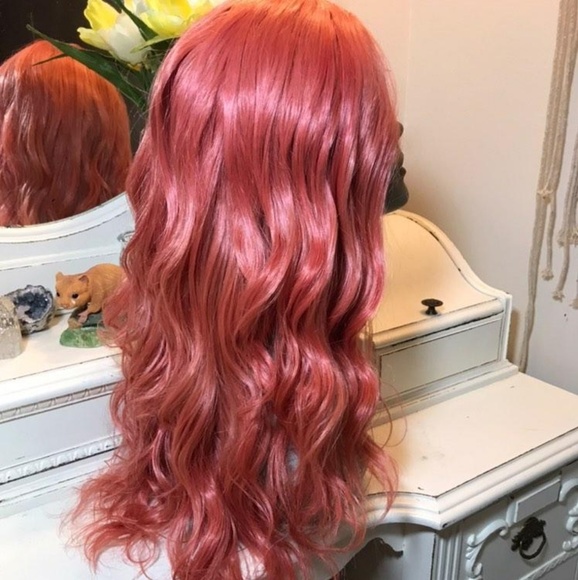 Accessories - New [Custom Dyed] curly Rose Lace Part Wig